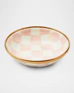 Image 1 of 2: MacKenzie-Childs Rosy Check Dipping Bowl