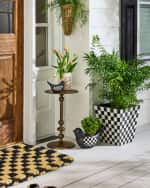 Image 5 of 6: MacKenzie-Childs Courtly Check Planter, 13"