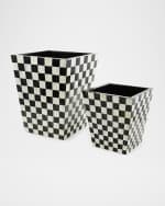 Image 2 of 3: MacKenzie-Childs Courtly Check Planter, 20"