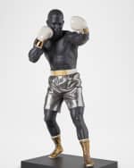 Image 3 of 3: Lladro Boxer Sculpture