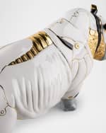 Image 3 of 3: Lladro Cyborg Rhinoceros Sculpture