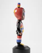 Image 2 of 3: Lladro The Guest by Jade Purple Brown Big Sculpture - Limited Edition