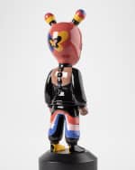 Image 3 of 3: Lladro The Guest by Jade Purple Brown Big Sculpture - Limited Edition