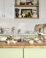 Image 3 of 3: MacKenzie-Childs Mocha Check Pinch Bowl