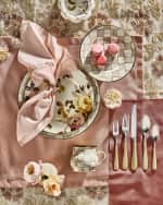 Image 5 of 6: MacKenzie-Childs Mocha Check Charger Plate
