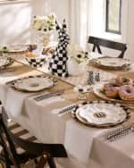 Image 4 of 6: MacKenzie-Childs Mocha Check Serving Platter