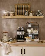 Image 5 of 5: MacKenzie-Childs Mocha Check Creamer