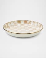 Image 1 of 2: MacKenzie-Childs Mocha Check Abundant Bowl