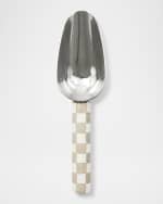 Image 1 of 4: MacKenzie-Childs Mocha Check Small Scoop