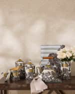 Image 3 of 3: MacKenzie-Childs Sterling English Garden Utensil Holder