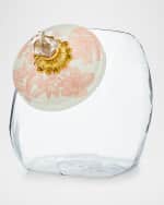 Image 1 of 3: MacKenzie-Childs Cookie Jar with Rosy English Garden Lid
