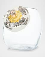 Image 1 of 2: MacKenzie-Childs Sweets Jar with Sterling English Garden Lid