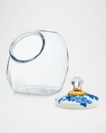 Image 2 of 2: MacKenzie-Childs Cookie Jar with Royal English Garden Lid