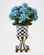 Image 2 of 5: MacKenzie-Childs Blue Hydrangea Urn Filler