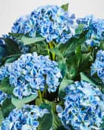 Image 3 of 5: MacKenzie-Childs Blue Hydrangea Urn Filler