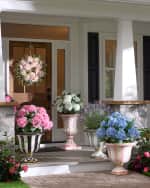 Image 4 of 5: MacKenzie-Childs Blue Hydrangea Urn Filler