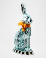 Image 2 of 3: MacKenzie-Childs Calico Foil Large Bunny