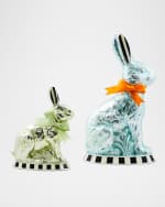 Image 3 of 3: MacKenzie-Childs Calico Foil Large Bunny