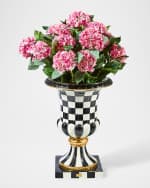 Image 2 of 5: MacKenzie-Childs Pink Hydrangea Urn Filler