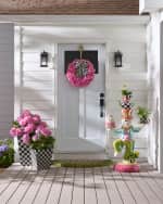 Image 4 of 5: MacKenzie-Childs Pink Hydrangea Urn Filler