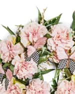 Image 2 of 4: MacKenzie-Childs Butterfly Meadow Peony 26" Wreath