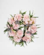 Image 1 of 4: MacKenzie-Childs Butterfly Meadow Peony 26" Wreath