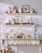 Image 2 of 2: MacKenzie-Childs Cameo Tabletop Bunny with Pack