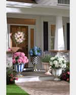 Image 5 of 5: MacKenzie-Childs Rosy Check Rose 24" Wreath