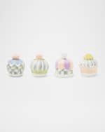 Image 1 of 3: MacKenzie-Childs Cameo Petit Fours, Set of 4