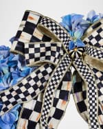 Image 2 of 3: MacKenzie-Childs Blue Hydrangea 22" Wreath