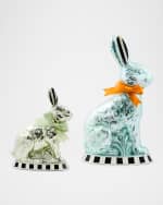 Image 3 of 3: MacKenzie-Childs Calico Foil Small Bunny