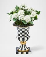 Image 2 of 5: MacKenzie-Childs  White Hydrangea Urn Filler