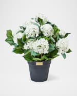 Image 1 of 5: MacKenzie-Childs  White Hydrangea Urn Filler