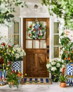 Image 5 of 5: MacKenzie-Childs  White Hydrangea Urn Filler