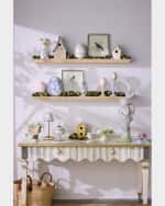 Image 3 of 3: MacKenzie-Childs Cameo Pedestal Platter, Small