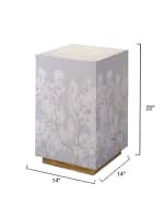 Image 2 of 4: Jamie Young Garland Floral Accent Table