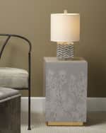 Image 3 of 4: Jamie Young Garland Floral Accent Table