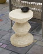 Image 1 of 2: Neiman Marcus Geo Outdoor Garden Seat