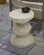 Image 1 of 5: Neiman Marcus Geo Outdoor Garden Seat