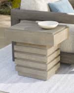 Image 1 of 2: Neiman Marcus Stacked Side Table