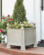 Image 1 of 2: Neiman Marcus Neoclassical 22" Outdoor Planter