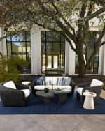 Image 2 of 2: Neiman Marcus Layered Outdoor Coffee Tables, Set of 2