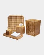 Image 3 of 5: Kim Seybert Reed Vanity Tray, Natural