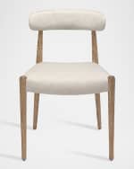 Image 3 of 5: Interlude Home Adeline Vegan Leather Dining Side Chairs, Set of 2