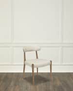 Image 1 of 5: Interlude Home Adeline Vegan Leather Dining Side Chairs, Set of 2