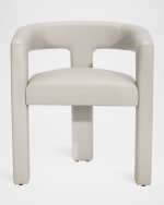 Image 3 of 6: Interlude Home Avery Vegan Leather Dining Side Chair