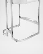 Image 5 of 6: Interlude Home Banks 26" Vegan Leather Counter Stool