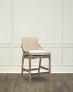 Image 1 of 7: Interlude Home Delray 26" Counter Stool