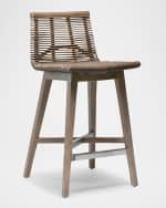 Image 2 of 8: Interlude Home Sanibel 25.5" Counter Stool
