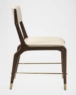 Image 4 of 6: Interlude Home Tate Vegan Leather Dining Side Chairs, Set of 2